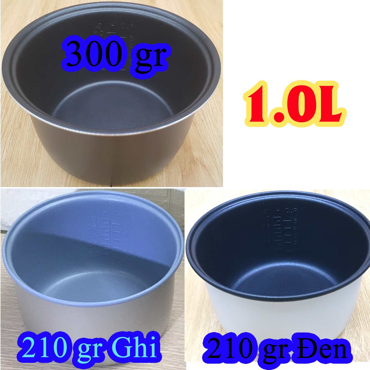 Ruột nồi cơm điện 1.0 L chống dính loại tốt