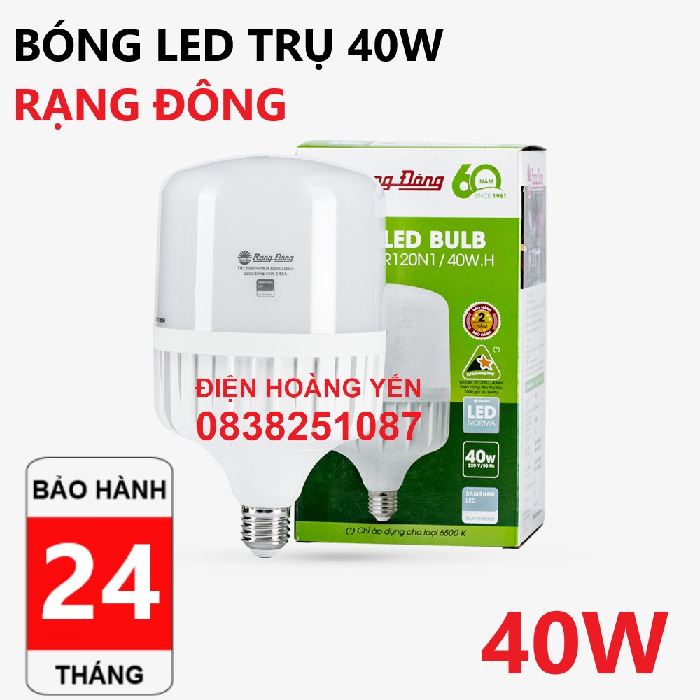 Bóng đèn rạng đông 40w 30w led bulb trụ e27