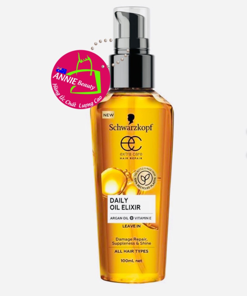 Tinh dầu dưỡng tóc hằng ngày Schwarzkopf Extra Care Daily Oil Elixir