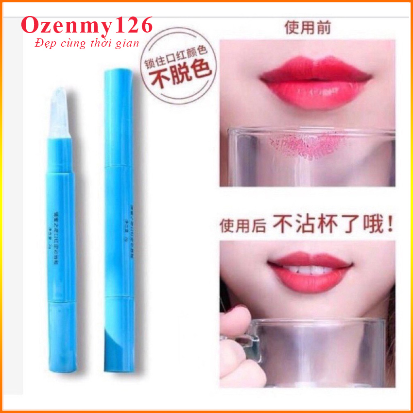 Gel khoá màu son môi siêu lì giúp son không bay màu, không lem, bền màu, dưỡng môi - Ozenmy126