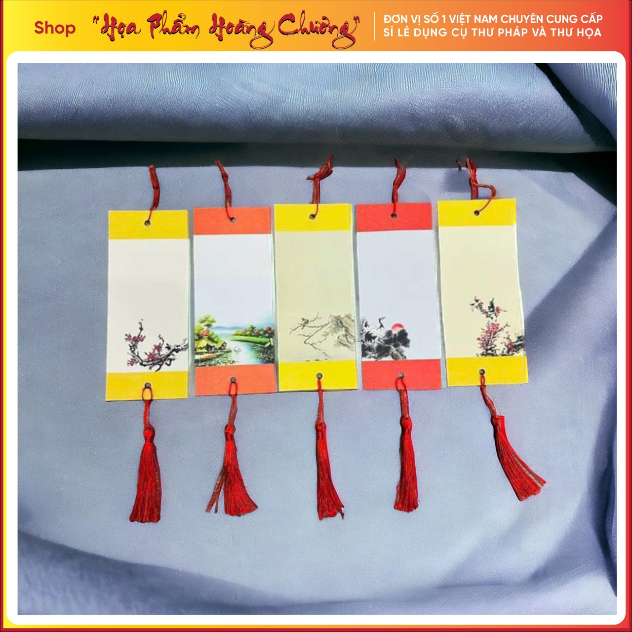 Combo 10 liễng nhỏ viết thư pháp 7x17cm đủ mẫu