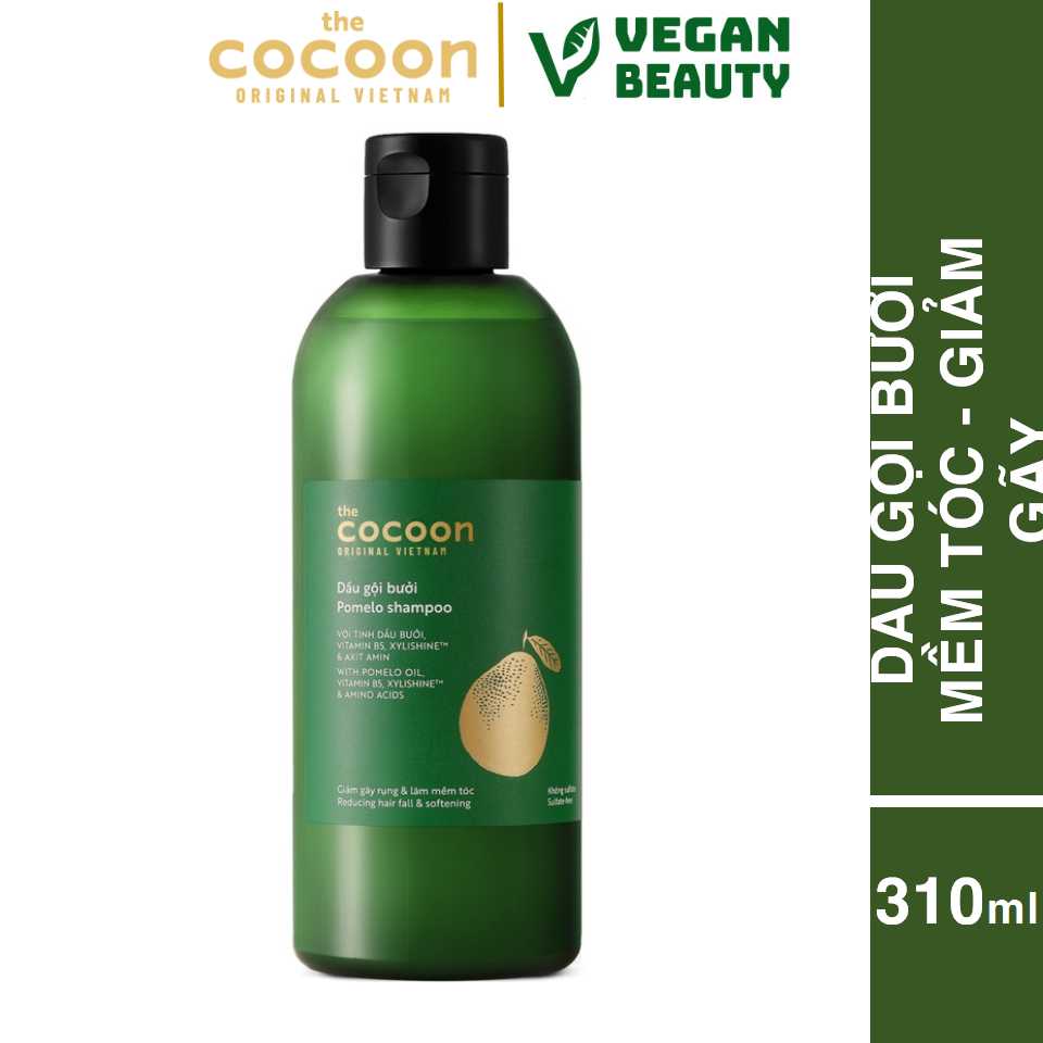 Dầu gội bưởi Pomelo shampoo Cocoon 310ml thuần chay