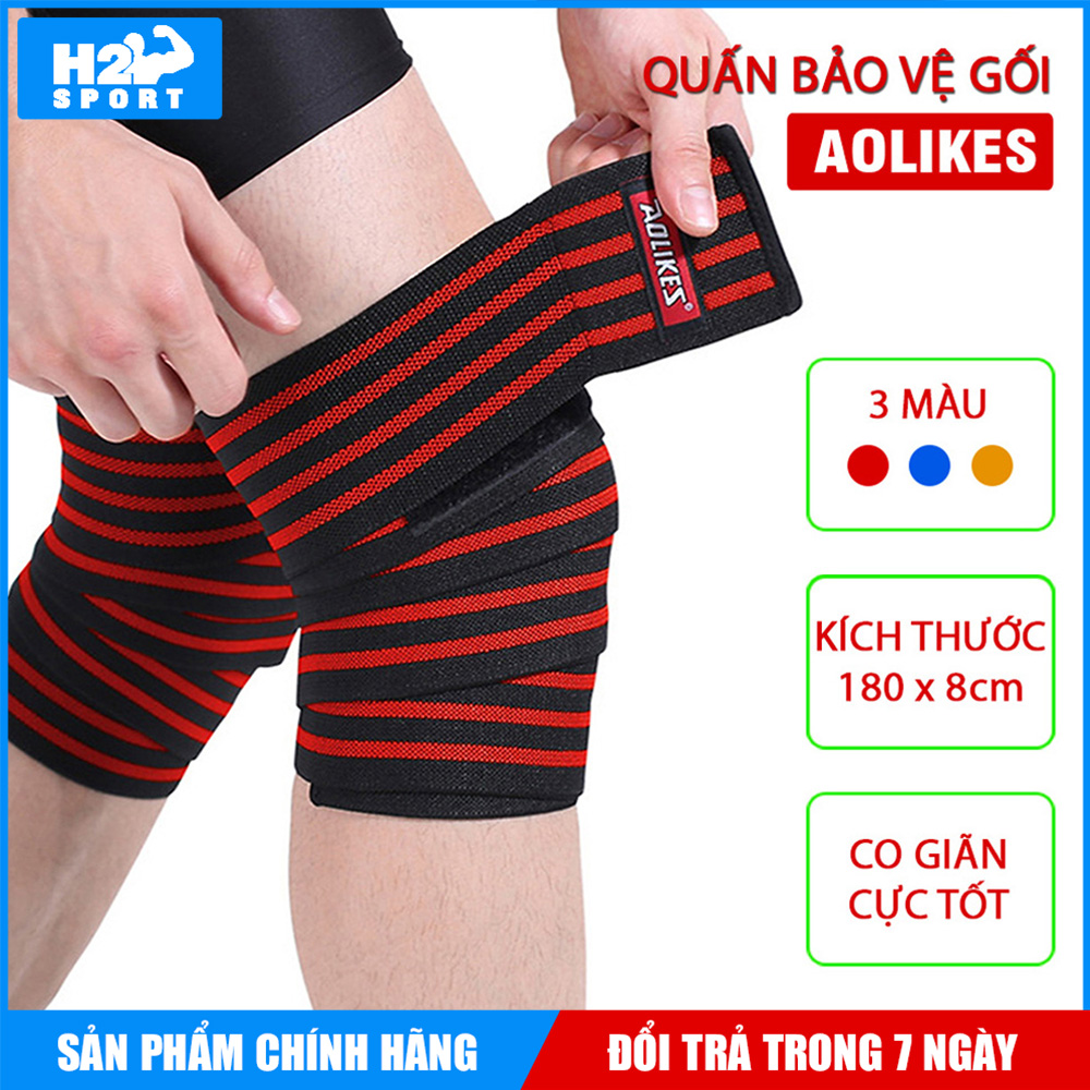 Băng quấn gối Tập Gym, Bảo vệ đầu gối, Băng gối tập Gym, Gánh tạ, Squat, Deadlift