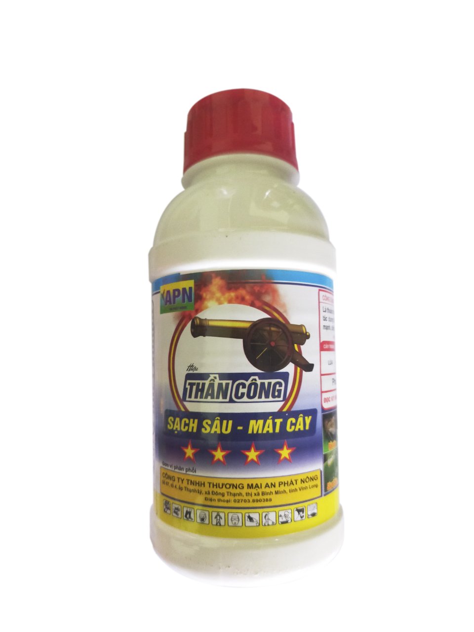 Thuốc trừ sâu, rầy, rệp - THẦN CÔNG 99.99 EW (chai 480 ml) trừ sâu đục thân, muỗi hành, rầy phấn trắng, bọ xít, bọ nhảy, bọ trĩ