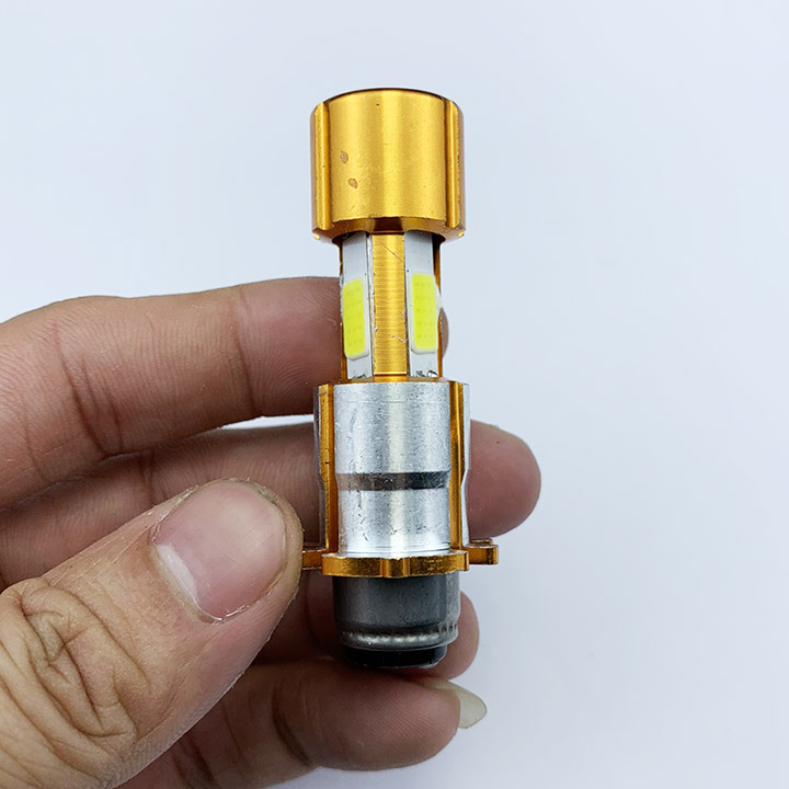 Đèn pha cob 3 tim m5 gắn xe đời cũ