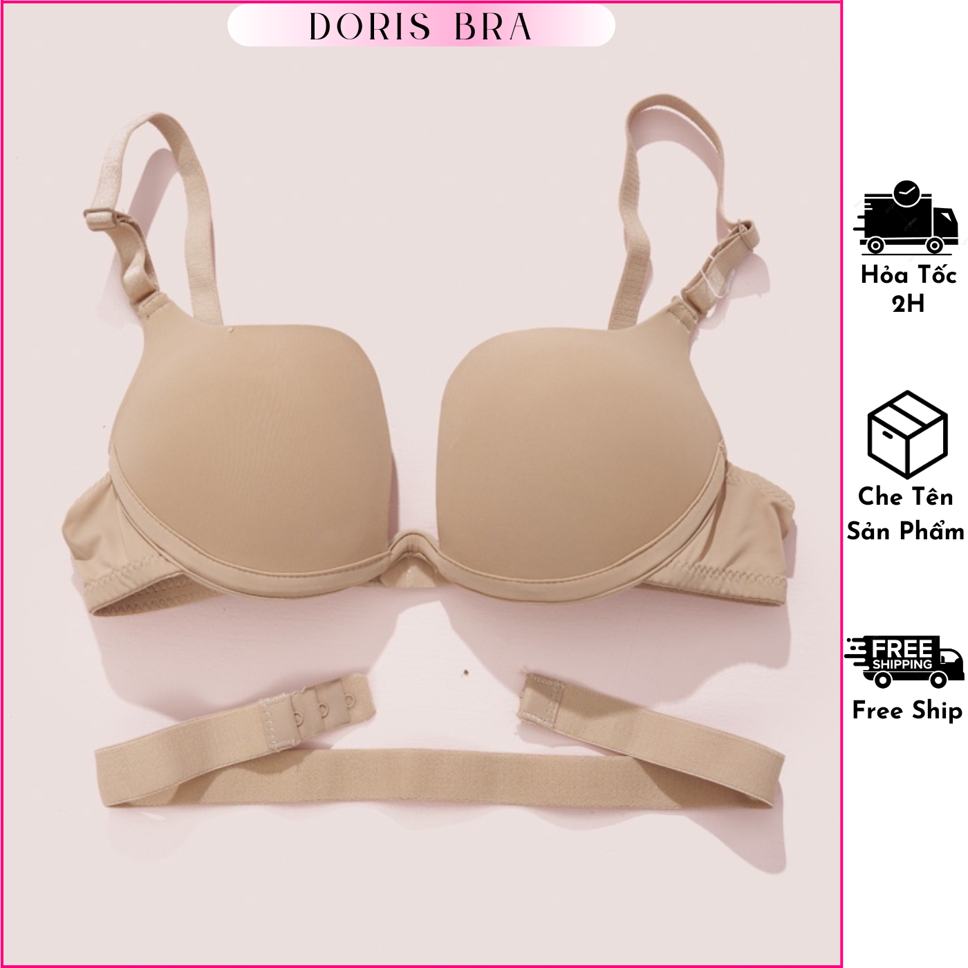 Áo lót nữ, áo ngực nữ Doris.fashion có gọng đệm dày nâng ngực chống xệ tạo kiểu Multiway