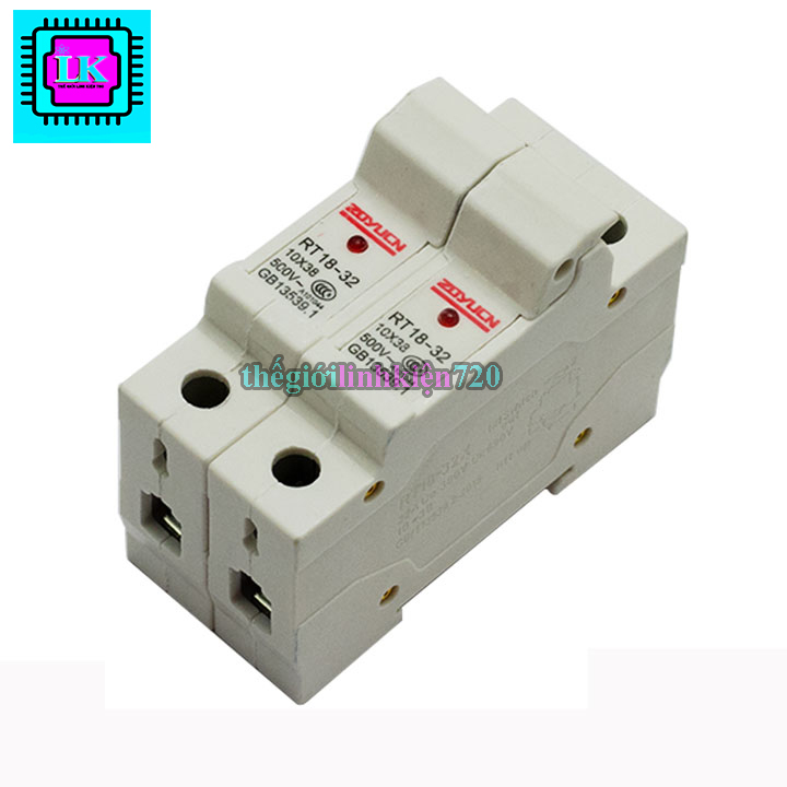 Hộp cầu chì rt18-32 10x38mm