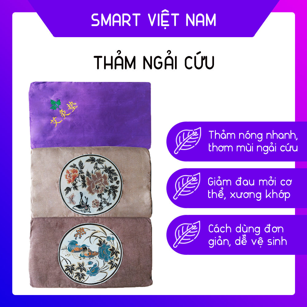 HOT Đệm sưởi ruột ngải cứu - Đệm ngải cứu - Thảm ngải cứu an toàn ai dùng cũng tốt