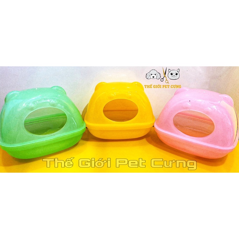 Nhà Tắm Ếch Nhựa Nhỏ Hamster
