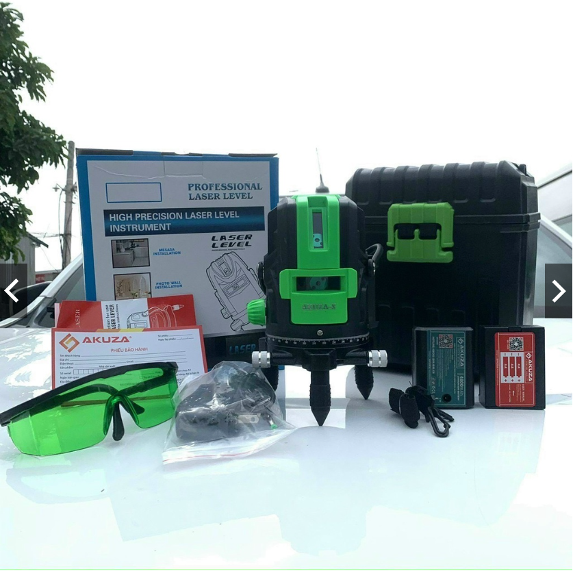 Conbo máy cân mực laser 5 tia và chân máy