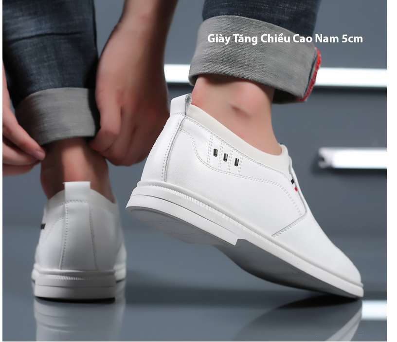[HCM]GIÀY TĂNG CHIỀU CAO NAM 5CM TT201