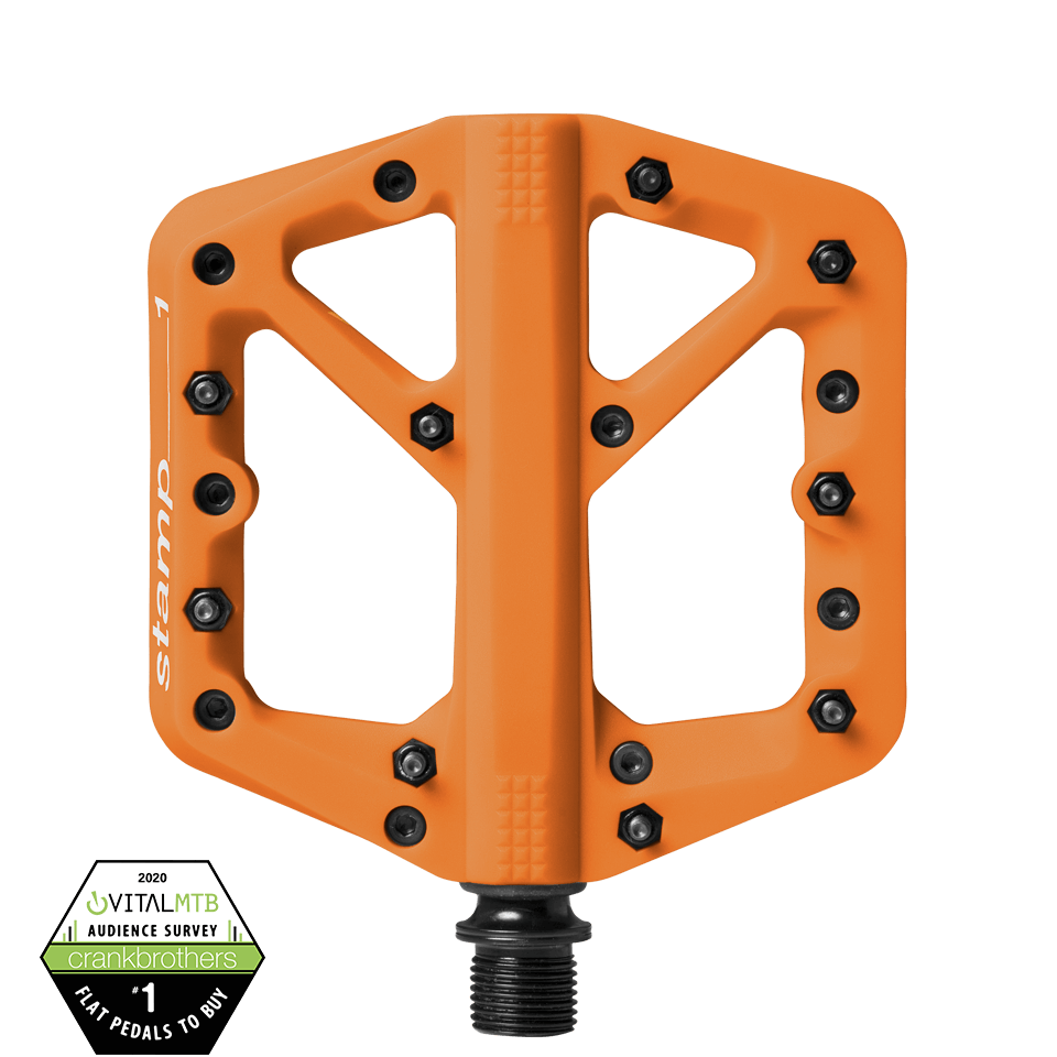 Pedal xe đạp MTB Crankbrothers Stamp 1 màu cam