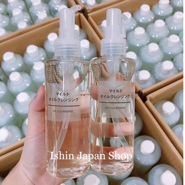 Dầu tẩy trang muji mild nhẹ dịu da nhạy cảm cleansing oil 200ml nhật bản