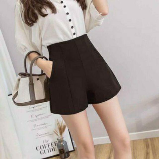 Quần Short tuyết mưa cạp cao. hàng đẹp
