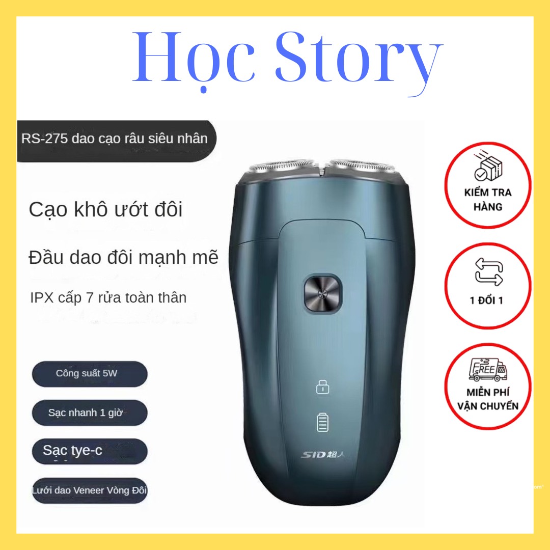 Máy cạo râu mini SIDRs-275 ,Rs-276 máy cạo râu thế hệ mới nhỏ gọn ,công nghệ vượt trội