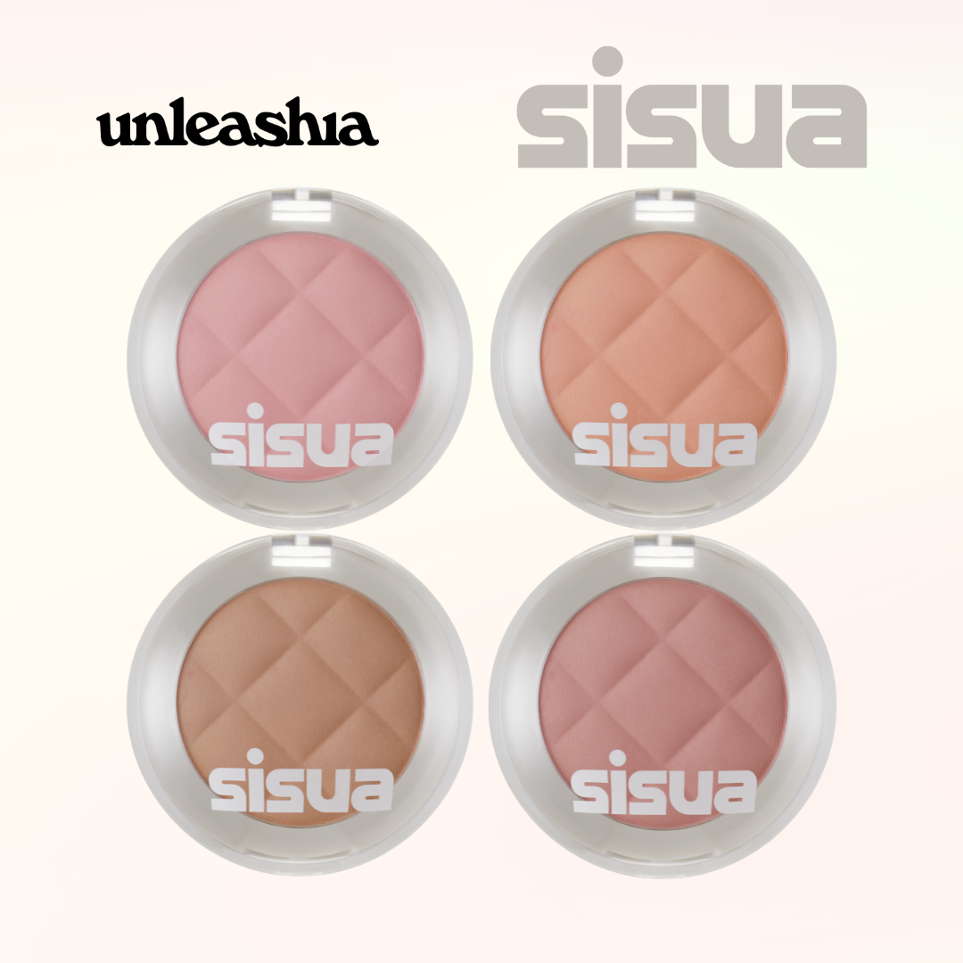 Má hồng nén jelly unleashia - sisua butter waffle dough blusher 8g