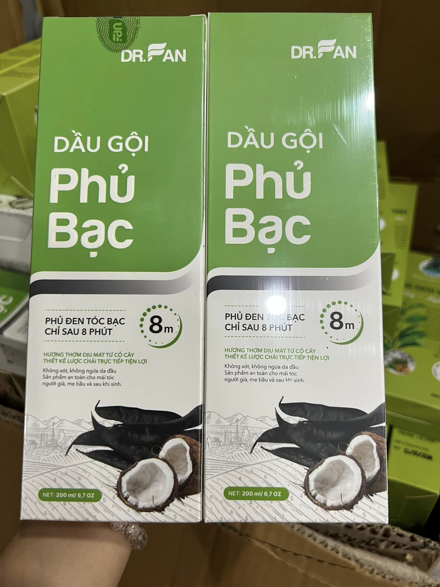 Faneco - dầu gội phủ bạc trong 8 phút 200ml
