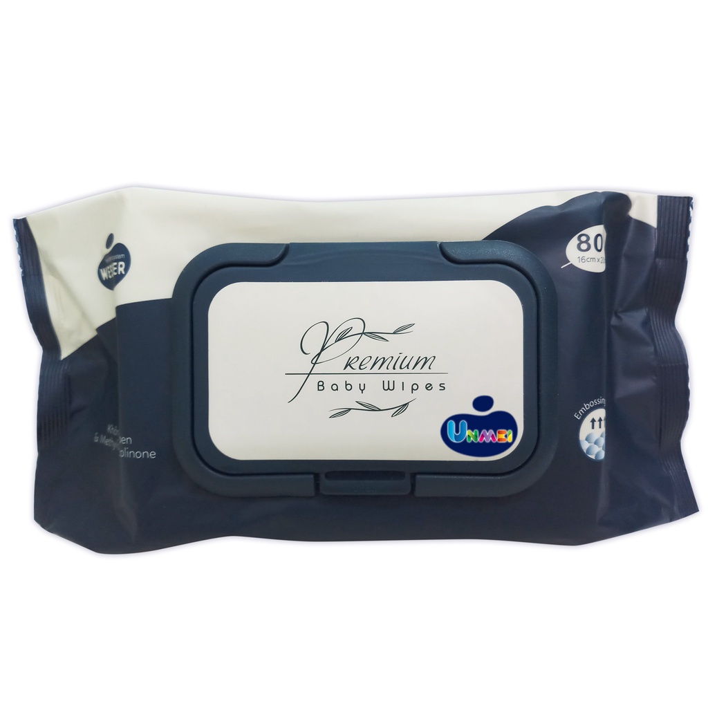 Khăn giấy ướt Premium không mùi Wesser Wipes 80 tờ