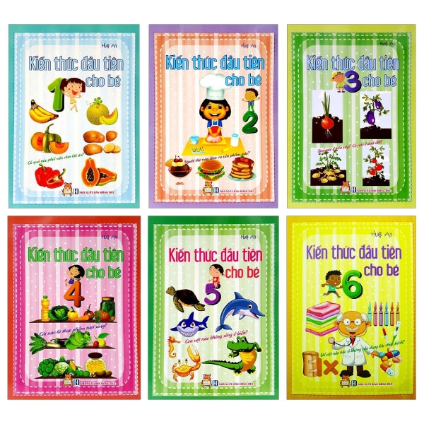 Fahasa - Combo Sách Hay Kiến Thức Đầu Tiên Cho Bé: Tập 1 Đến Tập 6 (Bộ 6 Tập)