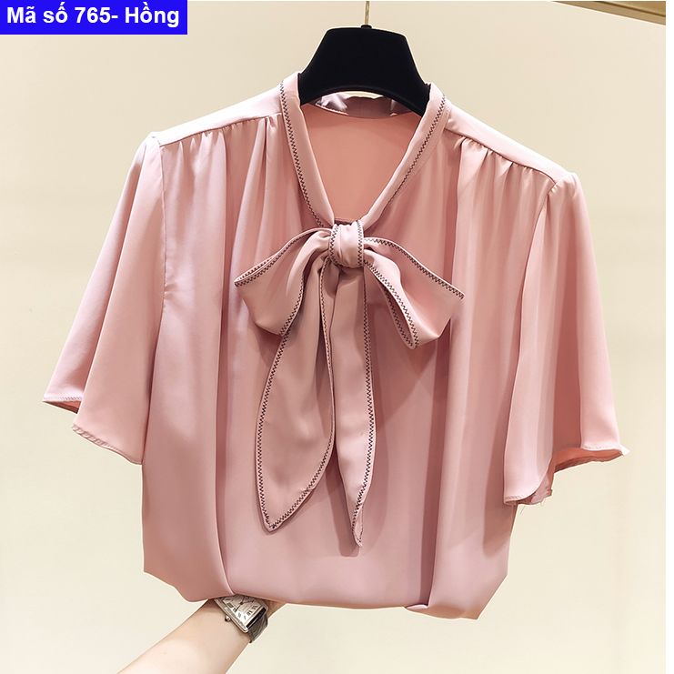 [HCM]B765- áo nơ tay cánh tiên