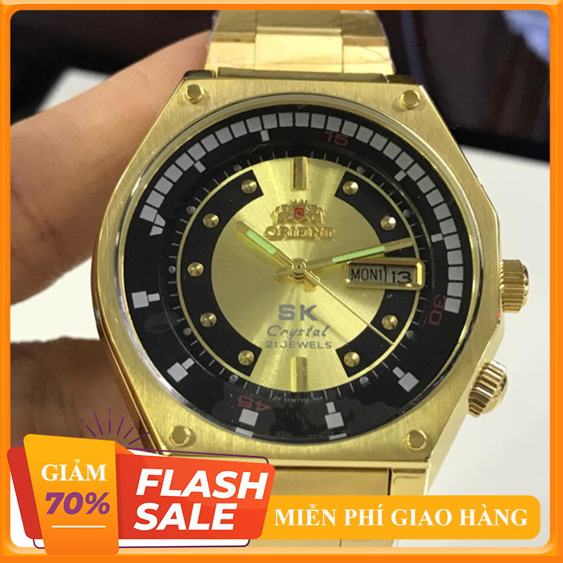 Đồng Hồ Nam Orient Sk Mạ Vàng 14K Automatic Cao Cấp + Thẻ Bảo Hành / Gian hàng uy tín/ sk orient seiko