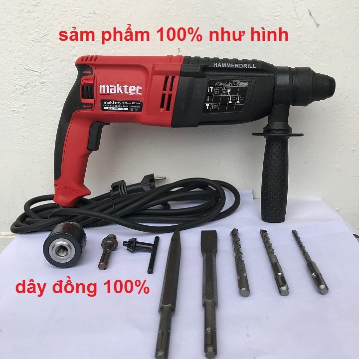 Máy khaon bê tông matek 2-26 kèm bộ phụ kiện