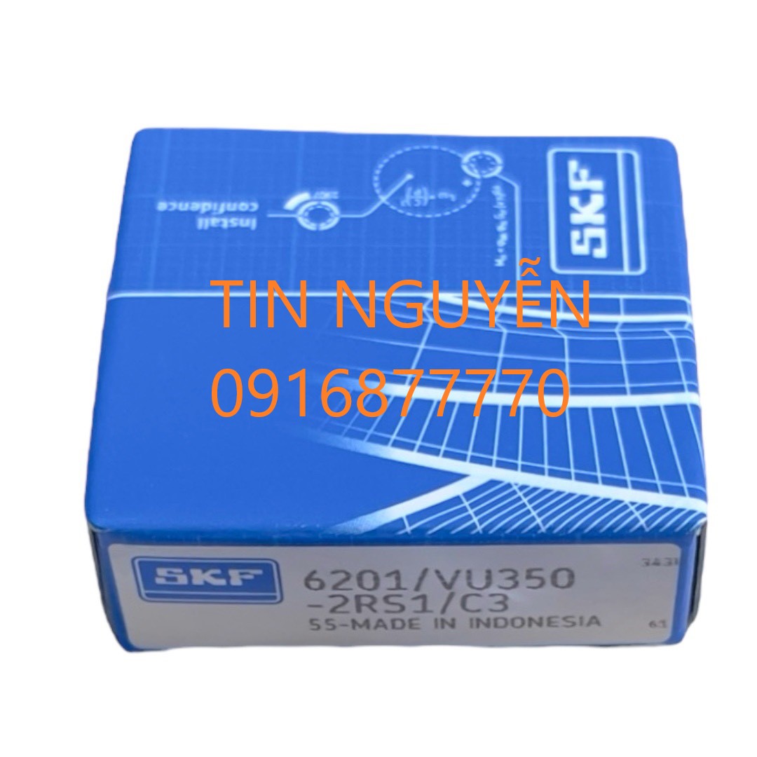 Bạc đạn SKF 6201/VU350 - 2RS1/C3 bánh trước AB, Click, Vario, Vision, Lead, Wave RSX, Sonic, Winner, Future, SH ý - 1 cái