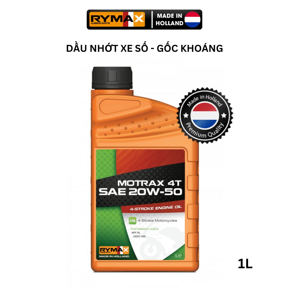 Dầu nhớt rymax motrax 4t sae 20w/50 – dầu multigrade