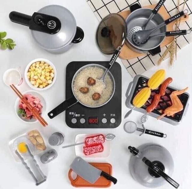 Bộ đồ chơi nấu ăn 36 món loại to