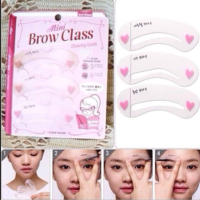 Khuôn vẽ chân mày brow class