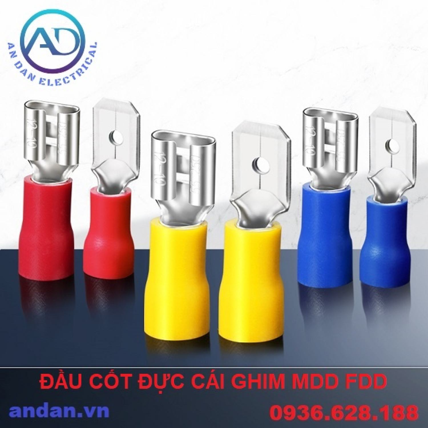 Đầu cốt đực cái ghim mdd1.25-250 mdd2-250 mdd5.5-250, cốt âm dương đầu ghim dẹt, fdd1.25-250 fdd2-250 fdd5.5-250