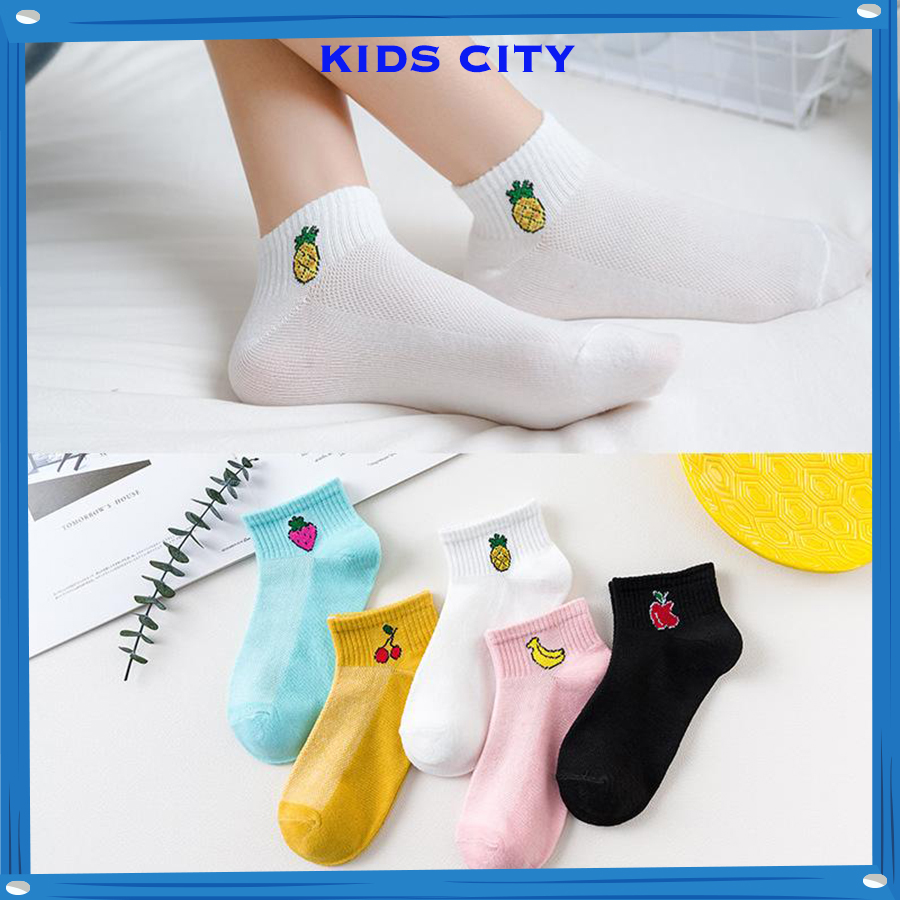 Combo 5 đôi tất vớ trái trái cây