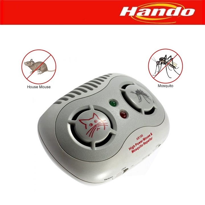 Máy đuổi chuột và muỗi bằng sóng siêu âm IntellSafe Hando HD132