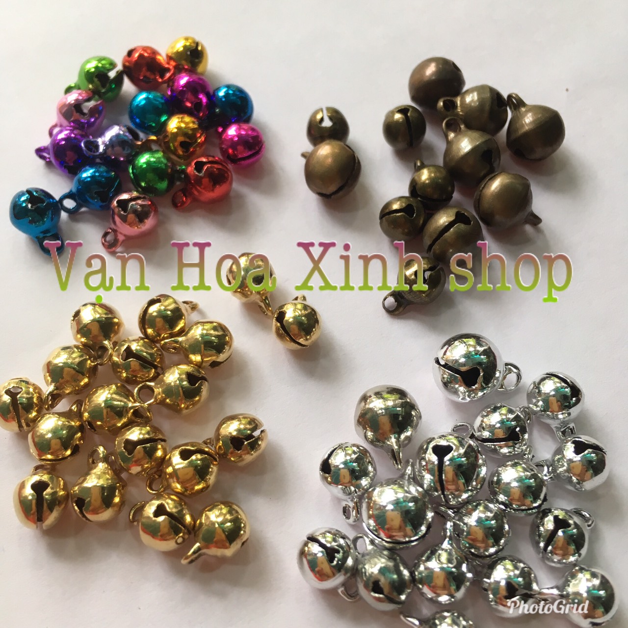 Chuông nhỏ 6-8mm màu trang trí vòng tay (CHỌN LOẠI)