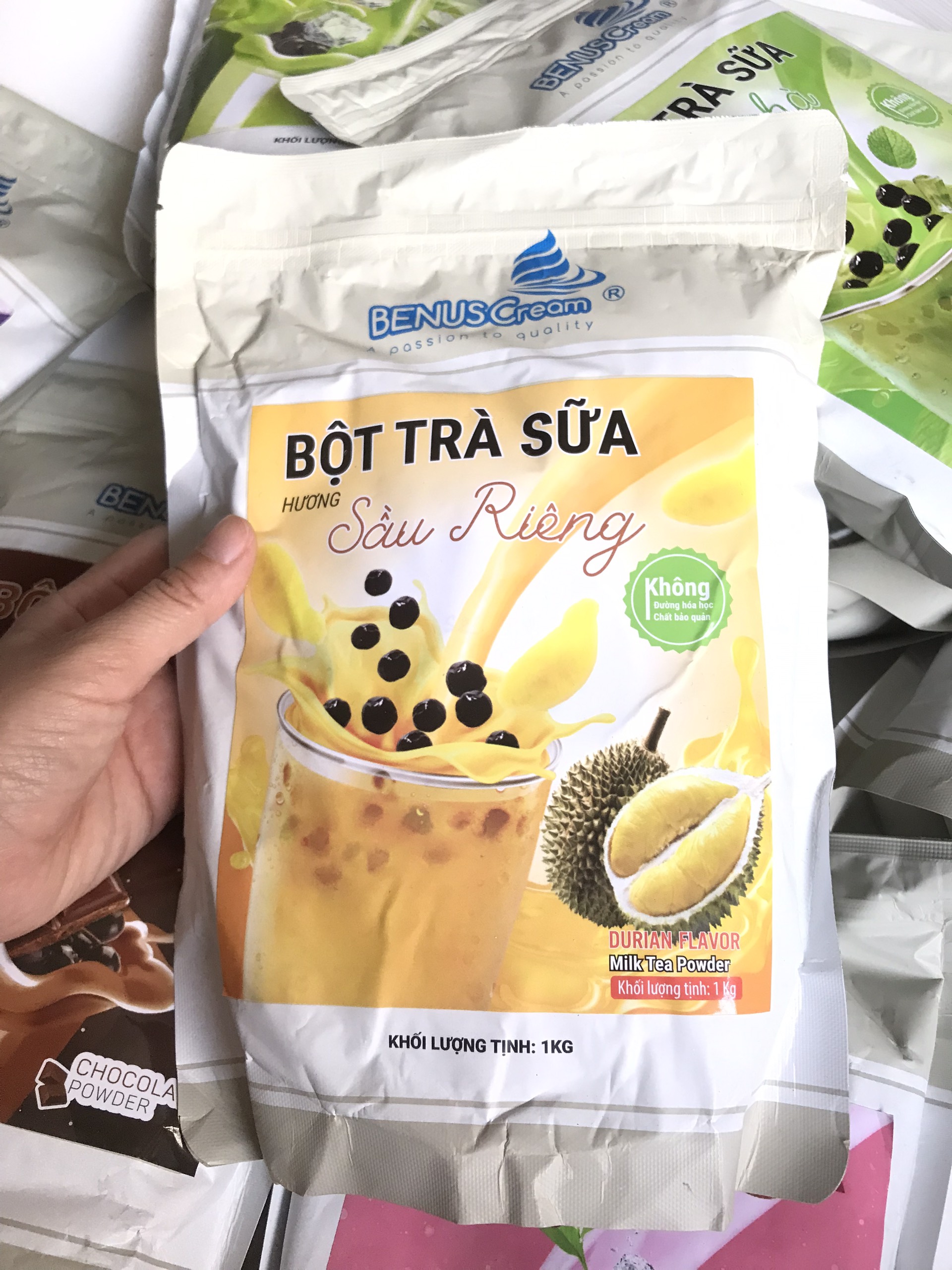 Bột Làm Trà Sữa - Sầu Riêng