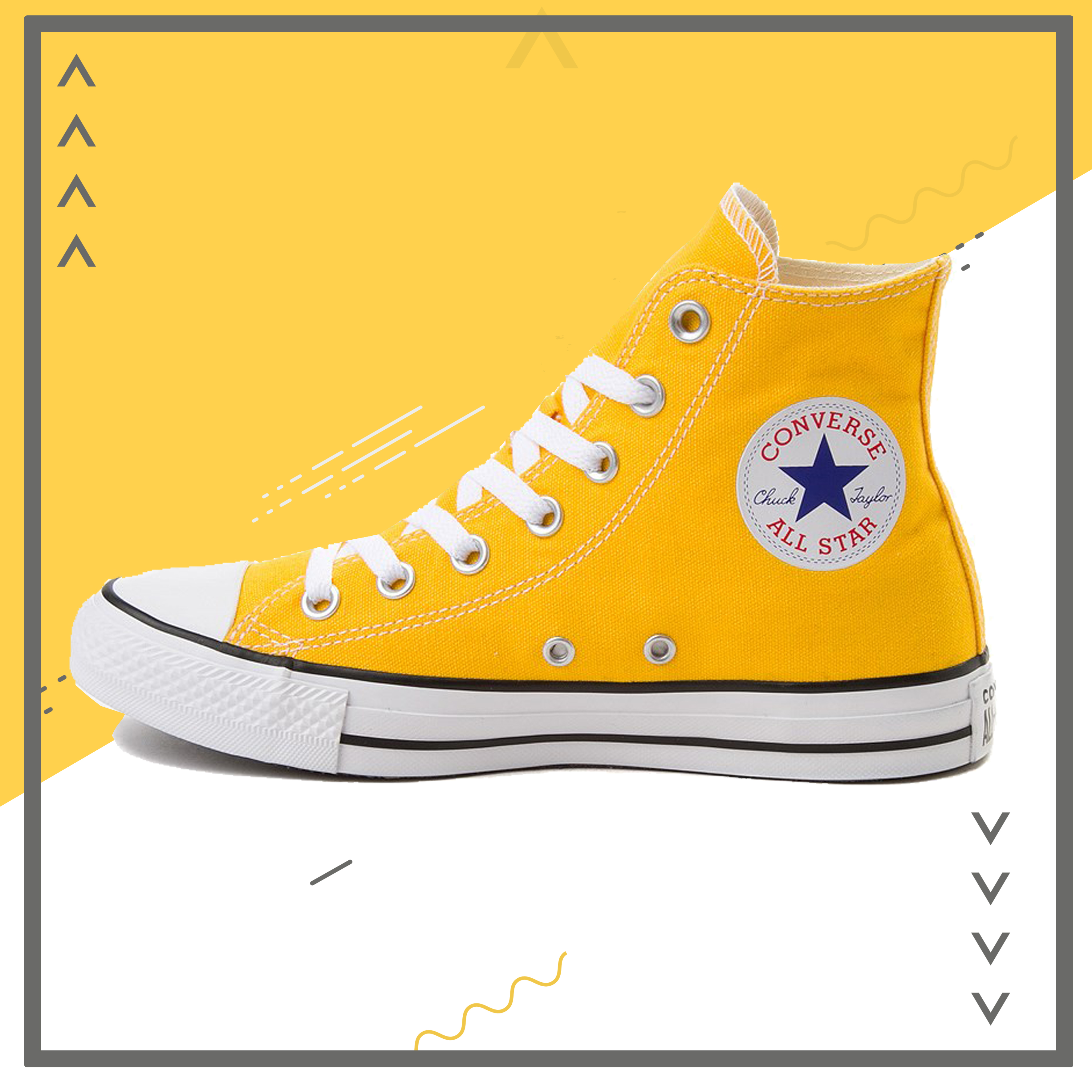 Giày Converse All Star Chuck Taylor Cổ Cao Vàng Nam Nữ XS0336 - Giày Converse Classic Fullbox