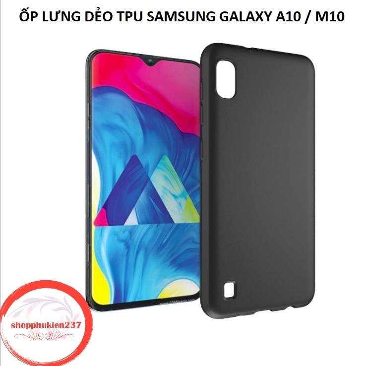 Ốp lưng samsung galaxy a10 m10 ốp dẻo đen tpu cao cấp ôm máy