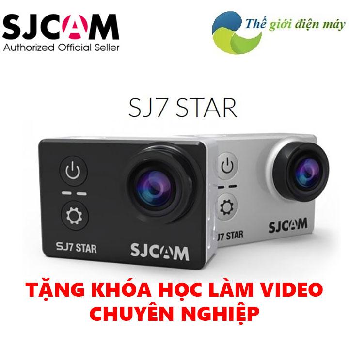 Camera hành trình SJCAM SJ7 STAR 4K 30FPS hỗ trợ mic ngoài chống rung siêu ổn mà hình cảm ứng - Tặng khóa học làm video chuyên nghiệp và 3000 hiệu ứng màu sắc chuyển động - Bảo hành 12 tháng hỗ trợ đổi trả 1 với 1