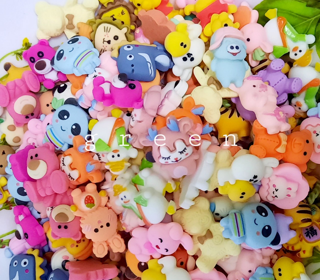 Set 10 cái cái charm slime dụng cụ charm trang trí hình động vật