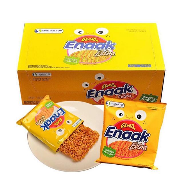 Combo 6 gói snack mì hương gà enaak