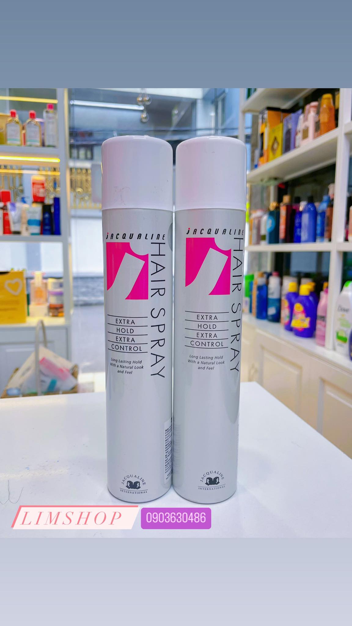 🌹🌹Keo xịt tóc J jacqualine trắng 420ml🌹🌹