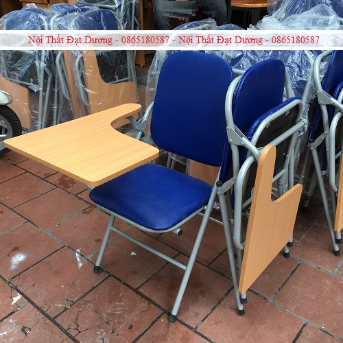 Ghế gấp liền bàn viết - Ghế gấp học tiếng anh GLB4S