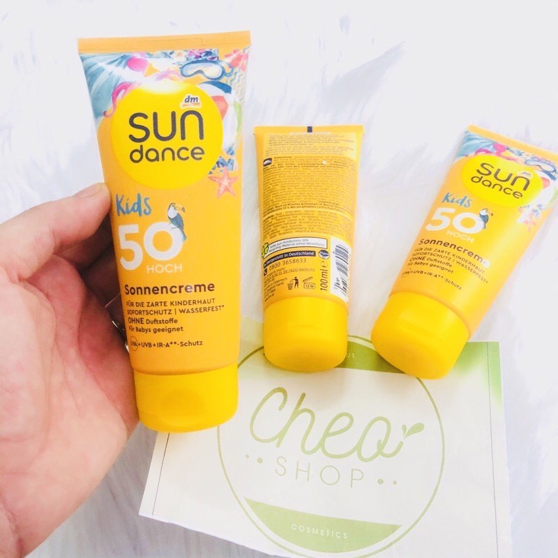 Kem chống nắng Sundance Kids Đức 100ml
