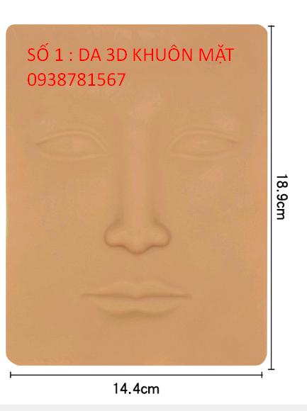 [HCM]DA GIẢ 3D KHUÔN MẶT - PHUN XĂM THẨM MỸ