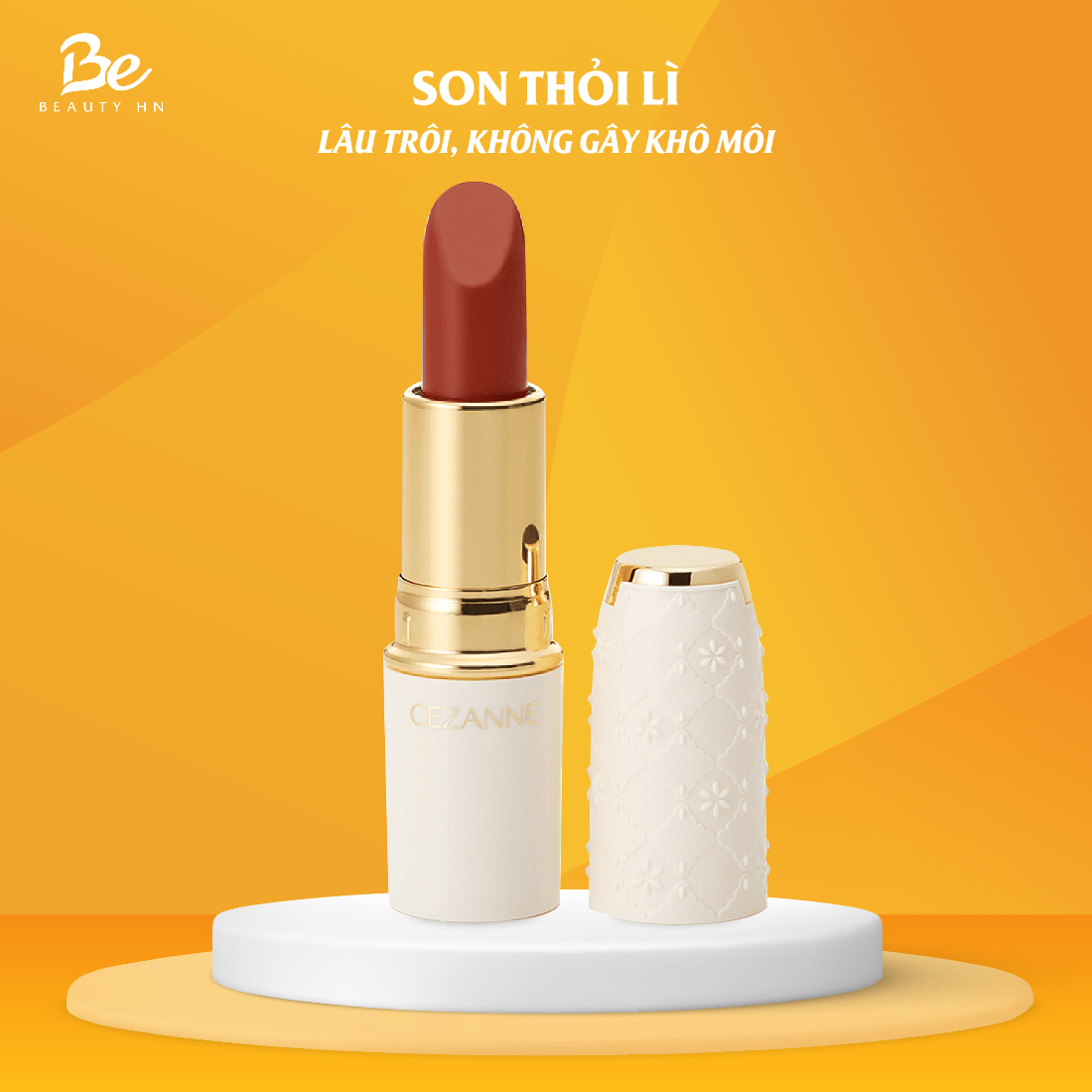 Son Thỏi Lì Cezanne Lasting Lip Color N Nhật Bản Mềm Mịn Lâu Trôi 3.9g
