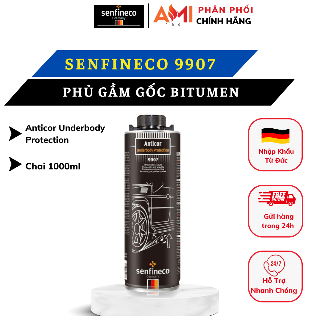 Senfineco 9907 Phủ Gầm Gốc Nhựa Cao Su