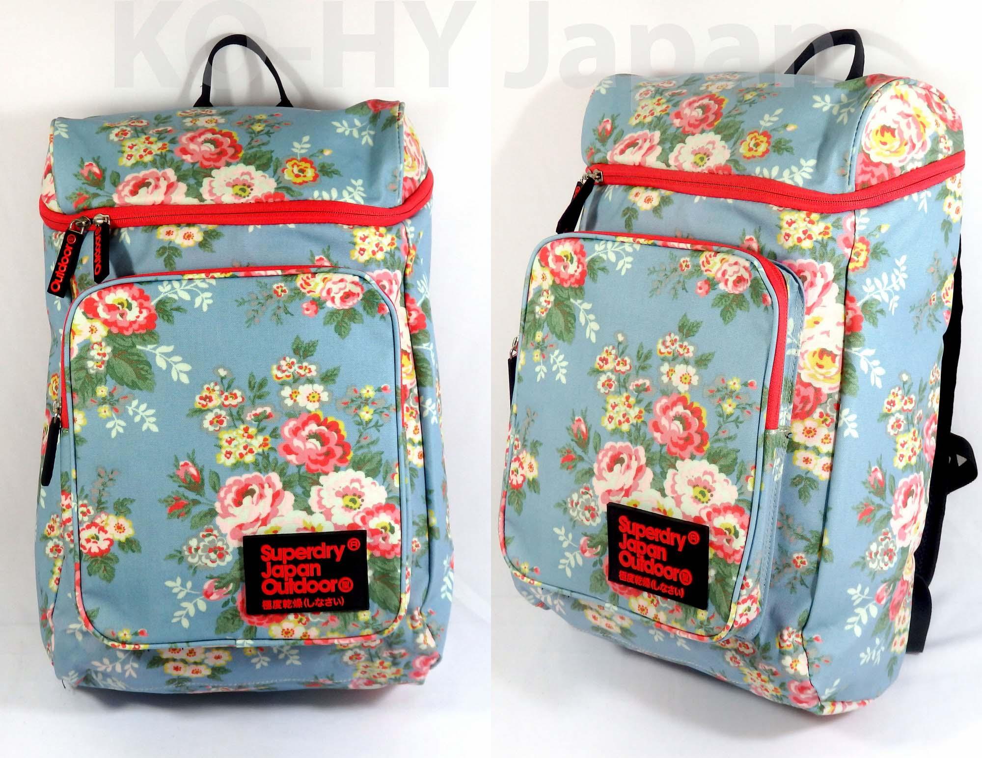 [HCM]Balo thời trang Superdry Japan Outdoor flower pattern backpack