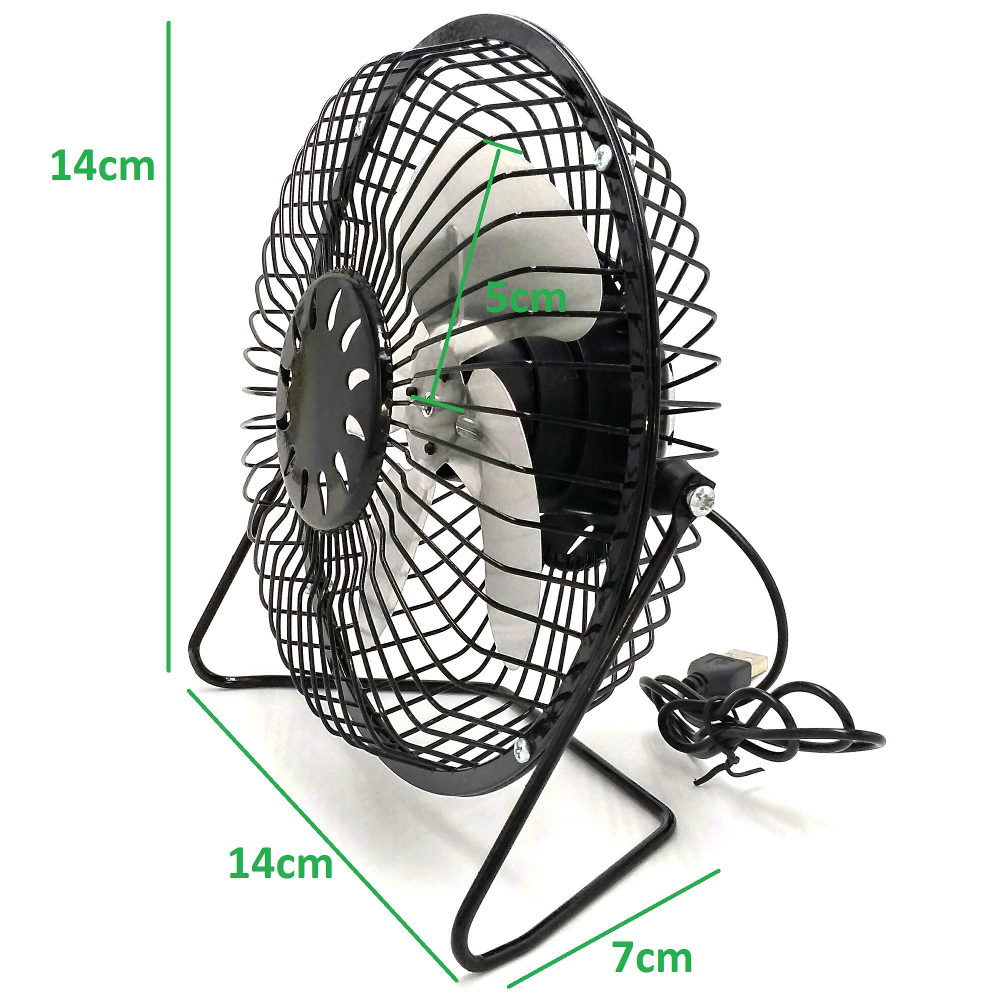 Quạt USB  Lồng Sắt Mini Loại Nhỏ St247Vn (Đen) (Sku 174)Cao Cấp Chính Hãng Giá Rẻ Đẹp Bền Chất Lượng 2025