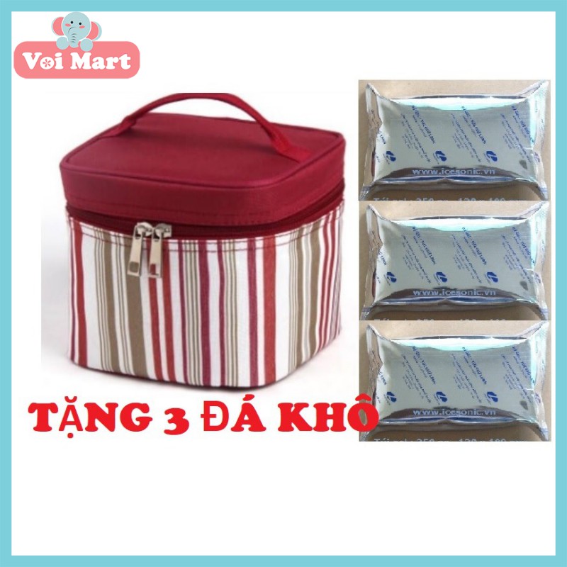 🥑rẻ vô địch🥑túi giữ nhiệt tặng 03 túi đá khô