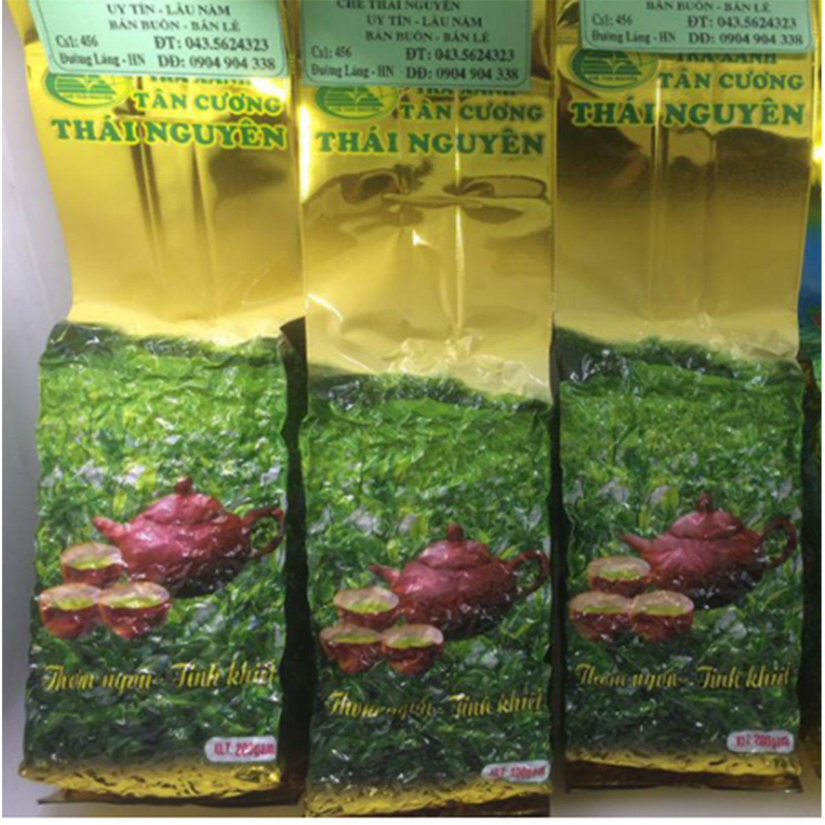 Gói 500gr chè tân cương thái nguyên chính gốc